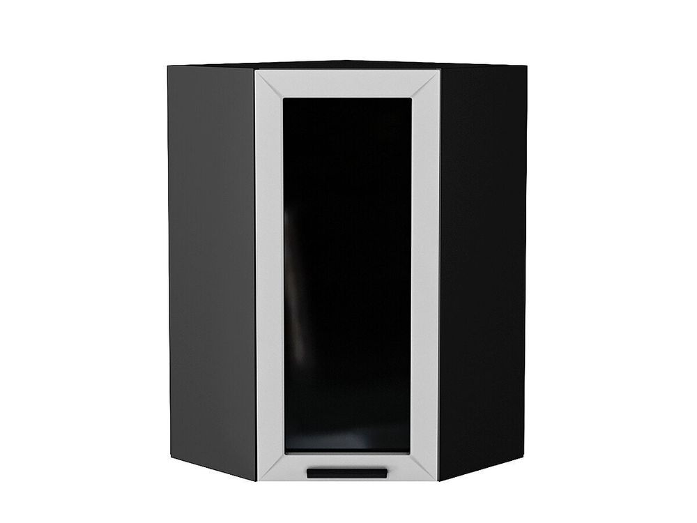 Шкаф верхний угловой остекленный Глетчер