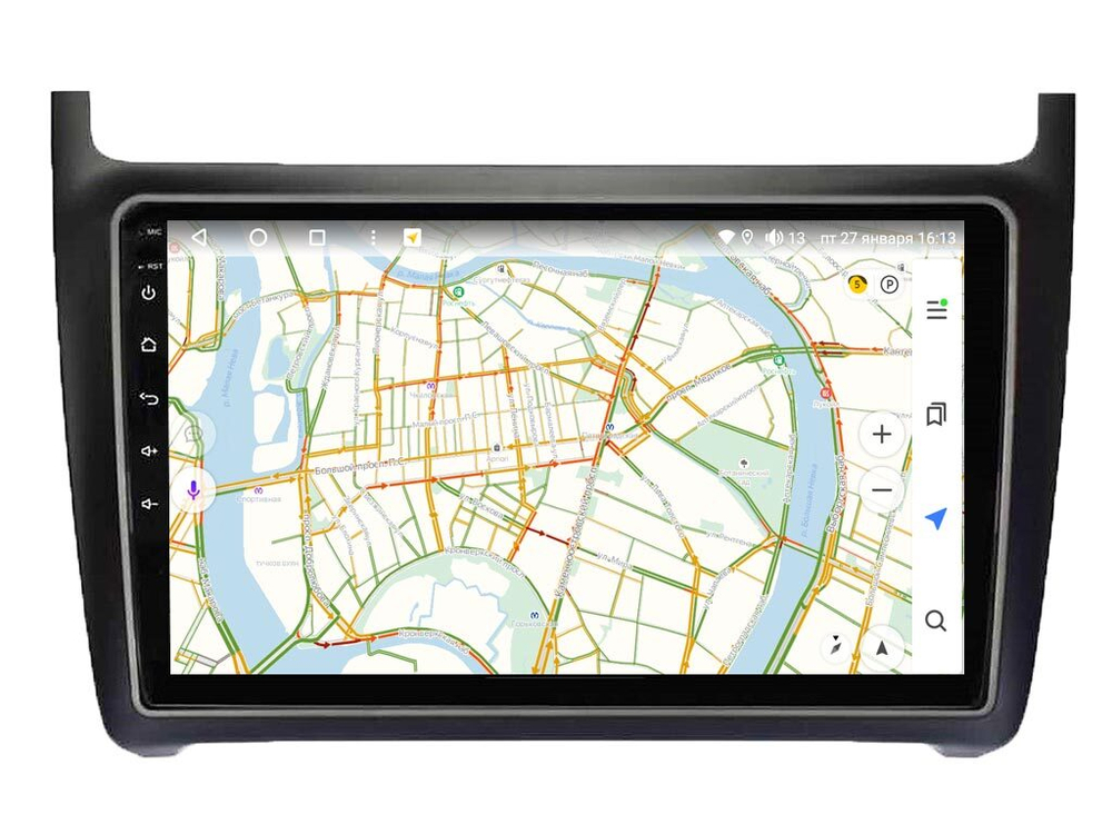 Магнитола для Volkswagen Polo V 2009-2020 - Vaycar VA81-0910 на Android 13, 8-ядер, 4G SIM-слот