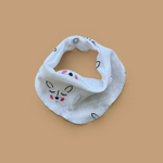 Муслиновый нагрудник Deer (white)