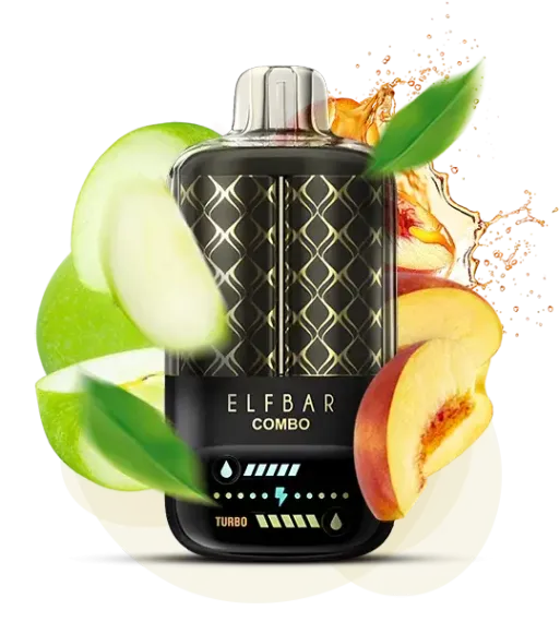 Elf Bar COMBO 25000 - Apple Juicy Peach (5% nic)