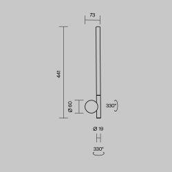 Бра Maytoni   MOD432WL-L6B3K