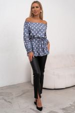 Блуза Романтичная особа (горошек) Б11-156 Nikol