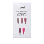 Runail Моделирующий УФ-гель светоотражающий №9880 BUILDER UV GEL REFLECTIVE DIAMOND 2.0, 15г