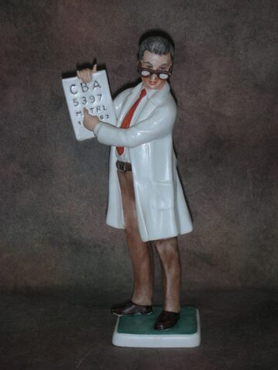 Статуэтка. Фарфор. Врач Окулист. Goebel. Германия