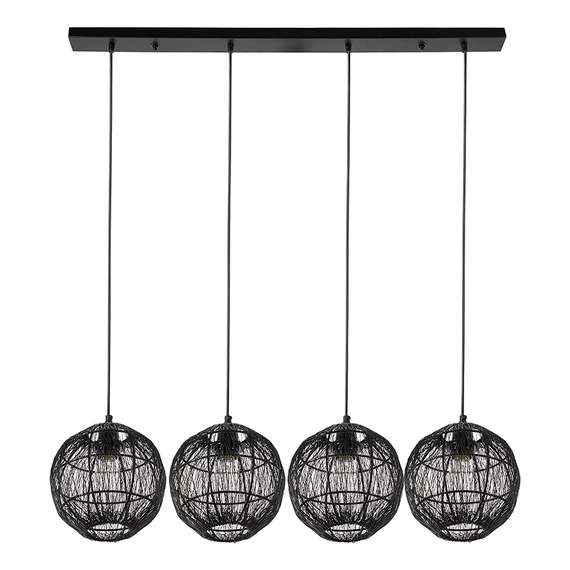 Светильник подвесной Vinger, 130х110 см, черный