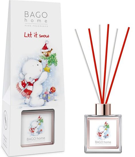Снежная зима, ароматический диффузор, Bago home