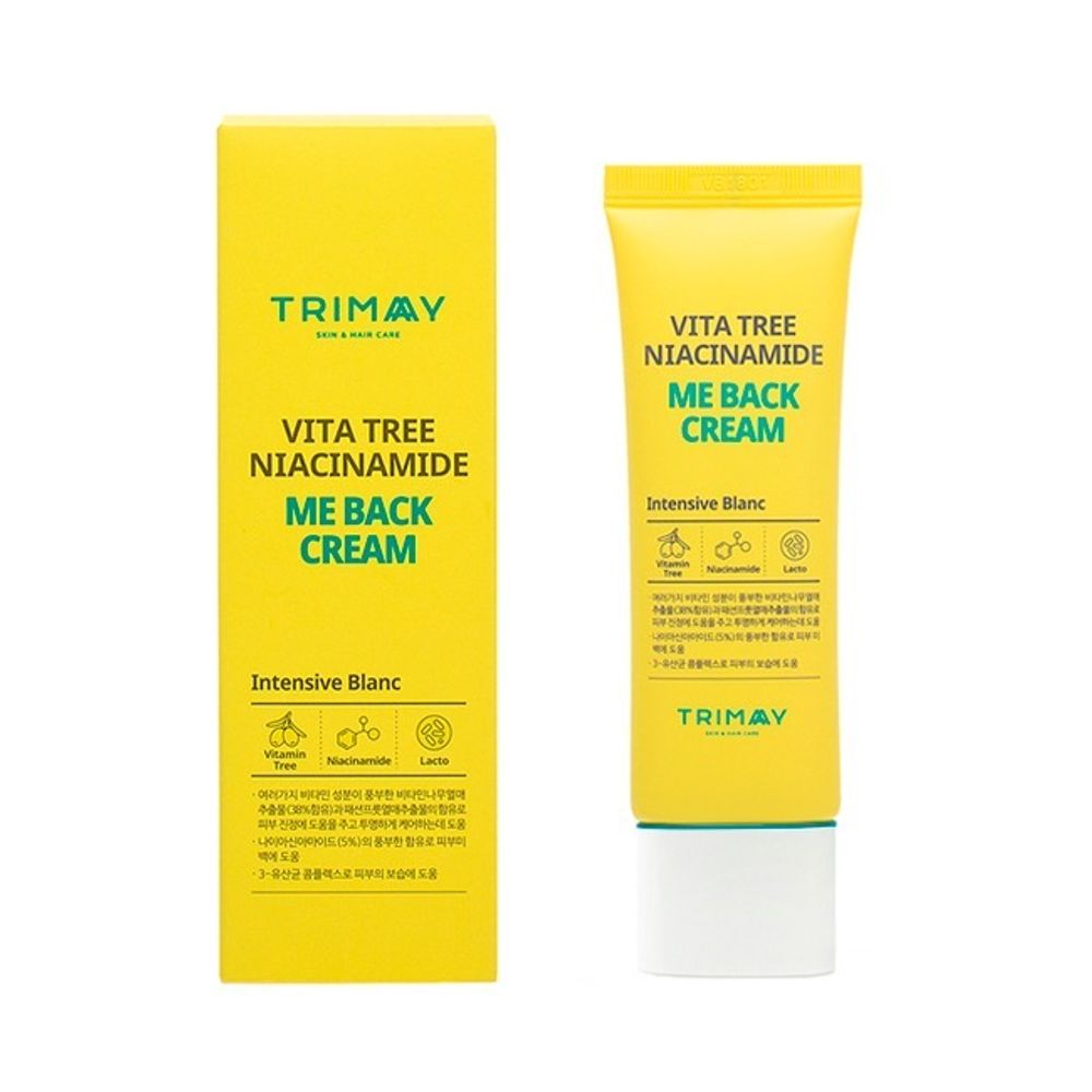 Trimay Vita Tree Niacinamide Me Back Cream высококонцентрированный осветляющий крем с ниацинамидом