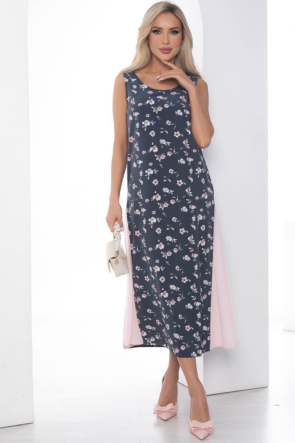 Сарафан Новый сезон (сине-розовый) П10373 LT Collection (Акция)