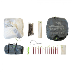 Tramp палатка Cloud 3Si (серый)