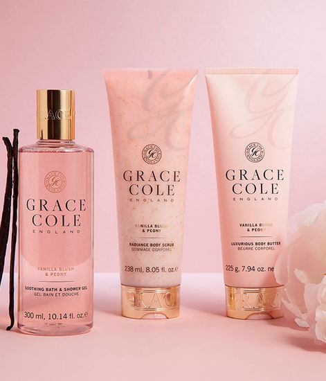 Ваниль и пион гель для ванны и душа, Grace Cole