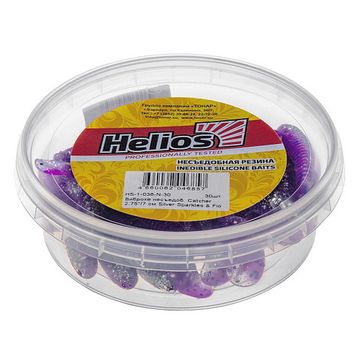 Виброхвост несъедоб. Catcher 2,75'/7 см Silver Sparkles & Fio 30шт. (HS-1-036-N-30) Helios