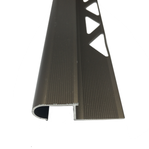 АПZО 10мм "DO-4" 2,7м Коричн. мат. ZО-об. 18мм на порог анод. алюм.