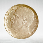 Italy 50 Centesimi 1925 R "Justice on Chariot – Victor Emmanuel III", XF