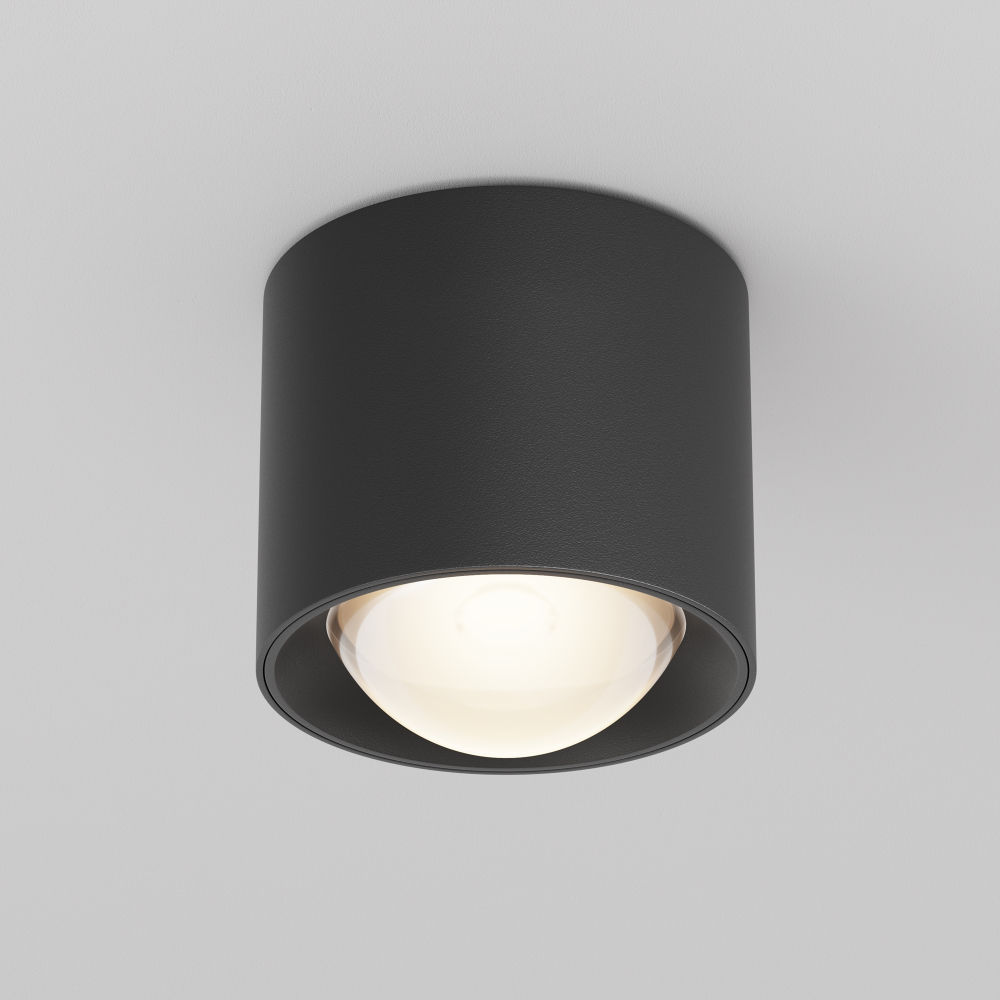 Накладной светодиодный светильник Maytoni Lens C217CL-15W3K-B