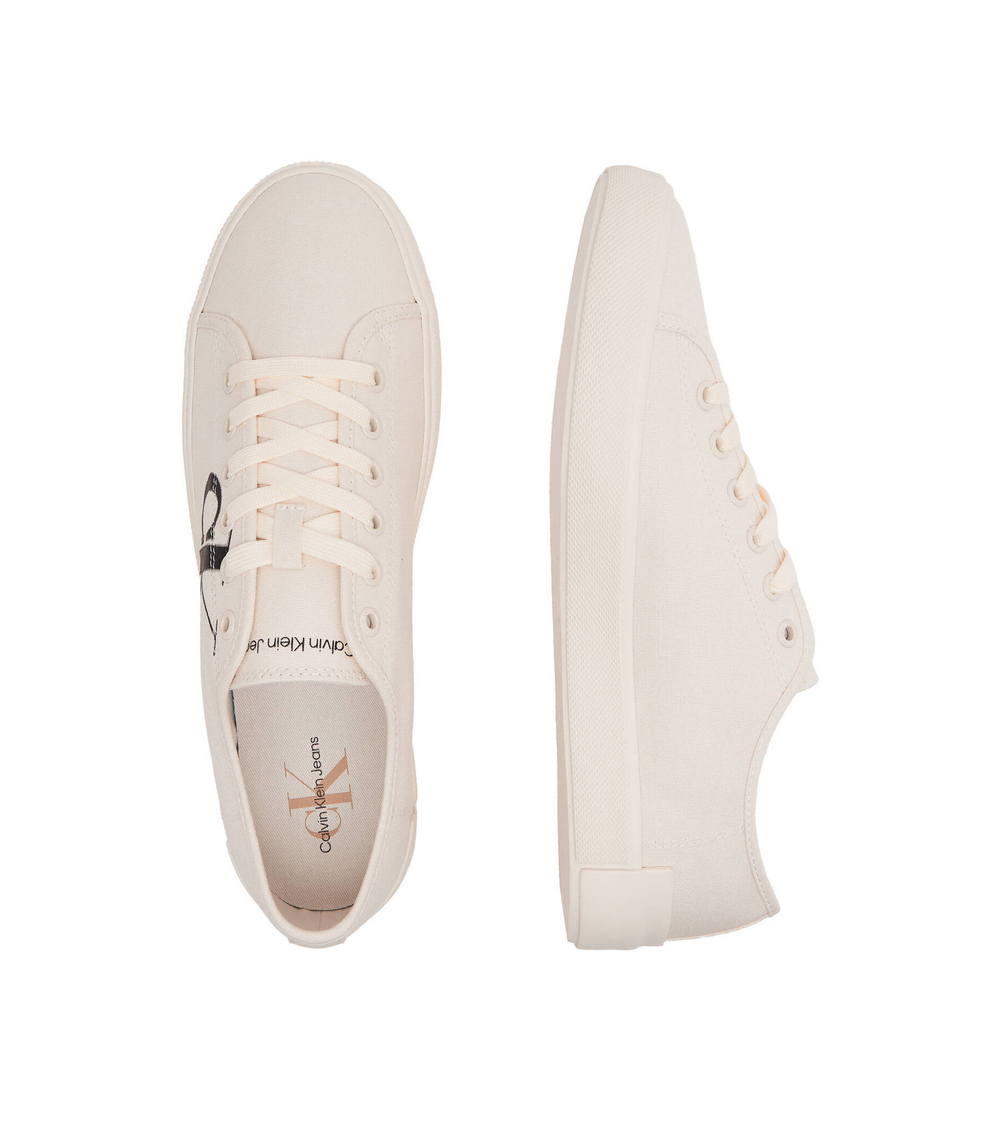 Кеды VULC LOW OVERSIZED BRAND CALVIN KLEIN JEANS - кремовый(YM0YM00687)