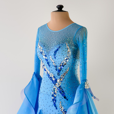ST 022-01 Спортивное бальное платье для Стандарта (Standard dress)
