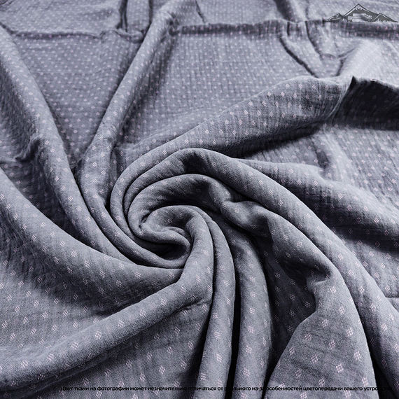 Вареный хлопок жаккард двусторонний рис.5 | ш.250 см | 130 г/м² | хлопок-100%