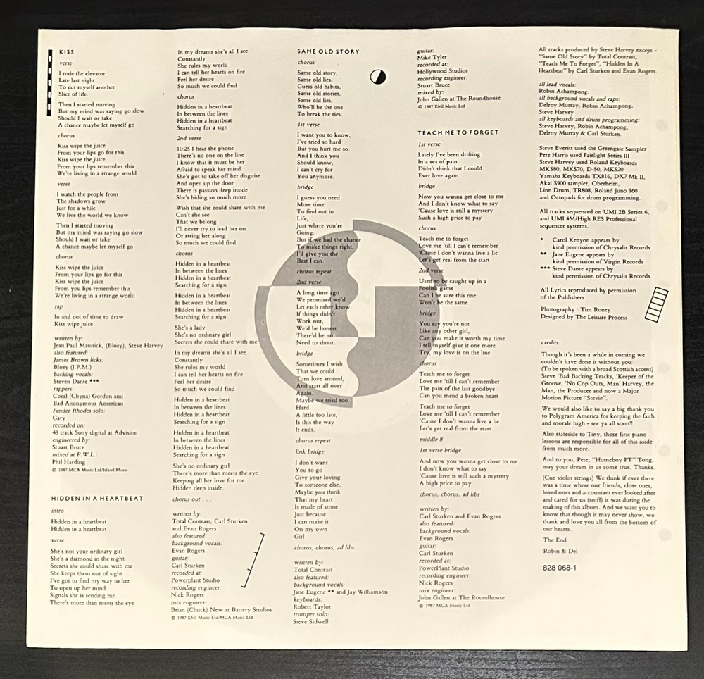 Total Contrast - Beat To Beat (Голландия 1987г.) В