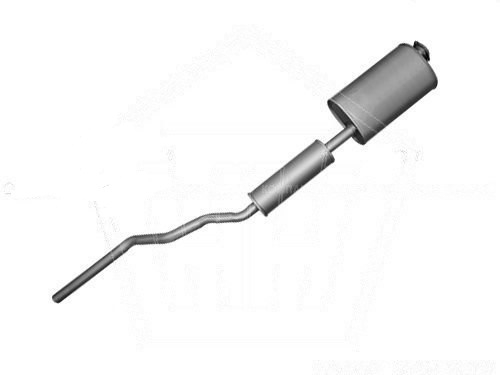 Глушитель /УАЗ 330365 дв. ЗМЗ 4091/ инж. Евро-4 с резонатором (Баксан-Автозапчасть)