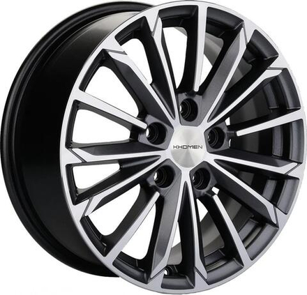 Khomen 1611 6.5x16 5x114.3 ET 45 Dia 67.1 (BFP)