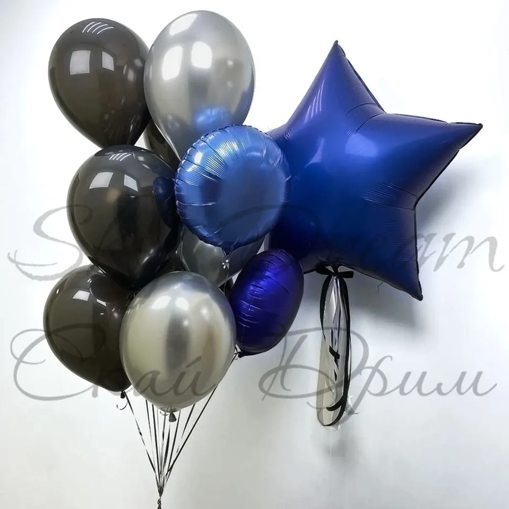 Композиция из шаров брутальному Мужчине №2