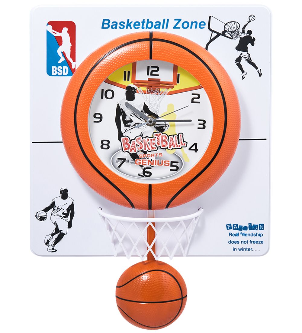CL-45/3 Часы «Баскетбольный мяч» оранжевый