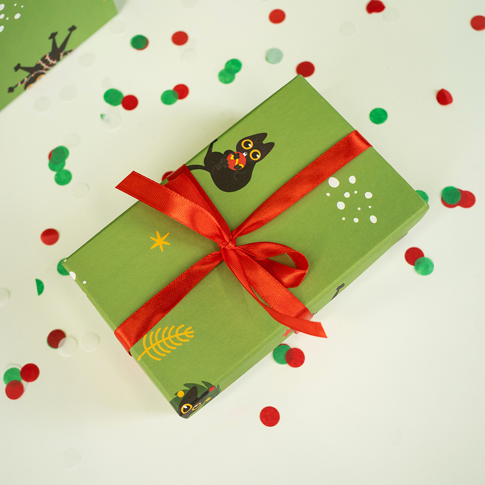 Упаковочная бумага «С Новым годом. Классный кот» 0,7×1 м, 80 г/м²