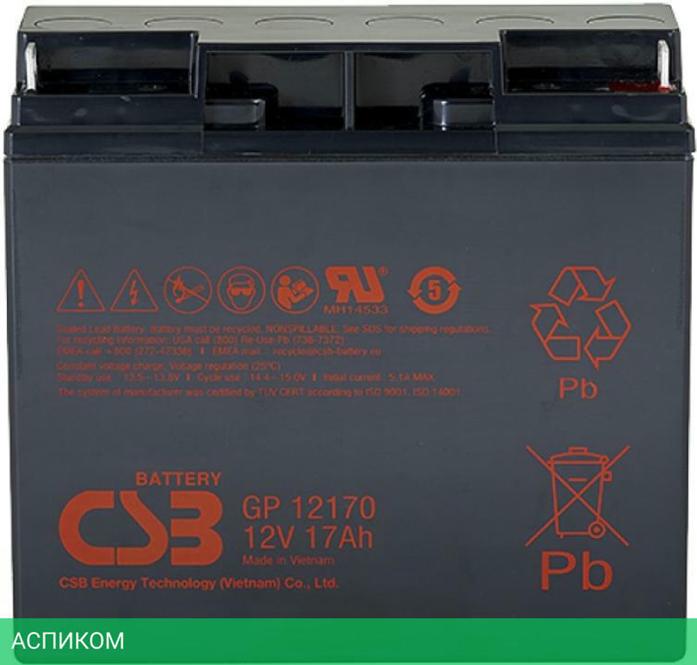 Аккумулятор для ИБП CSB B3 (GP12170)