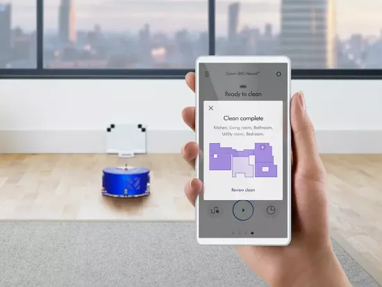 Робот-пылесос Dyson 360 heurist, blue