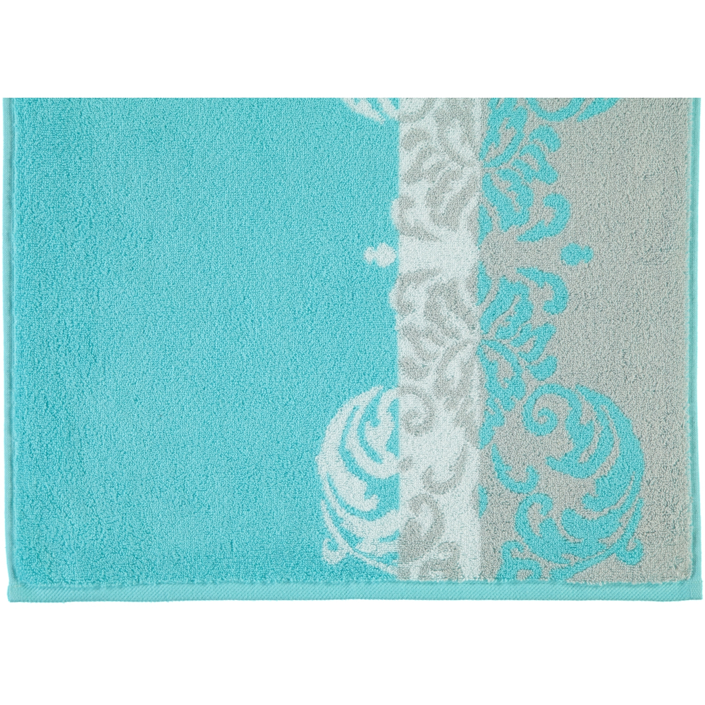 Элитное полотенце махровое Vienna Ornament бирюзовое от Vossen Австрия