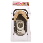 Коляска для куклы лежачая, пакет 918D-12