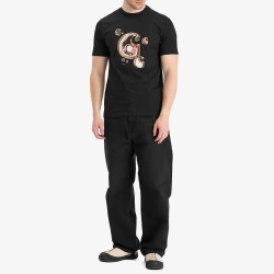 Футболка Carhartt WIP Solar Chrome C-Logo чёрная