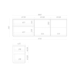 Тумба напольная ML088L