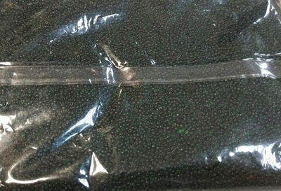 Бисер некалиброванный, 450 гр, размер 12/0, пр-во Китай