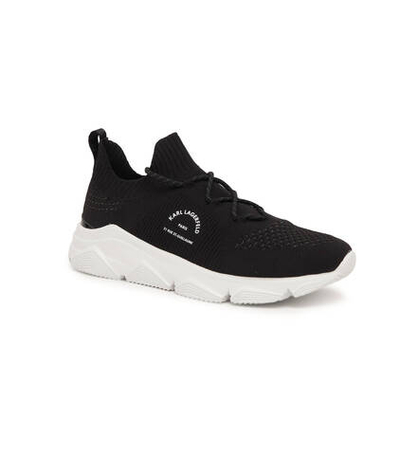 Кроссовки VERGER Maison Karl Knit Lo Karl Lagerfeld - черный(KL51638)