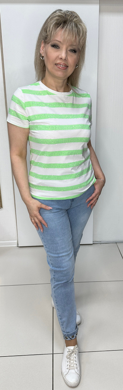 Синие джинсы на резинке с отворотом и мягким поясом