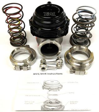 Wastegate TIAL 002949 MV-R BK 44мм, все пружины, Черный