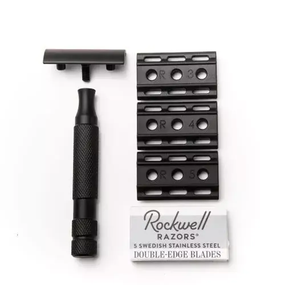 Т-образная бритва Rockwell 6S (RR-6S-PVD-BLK)