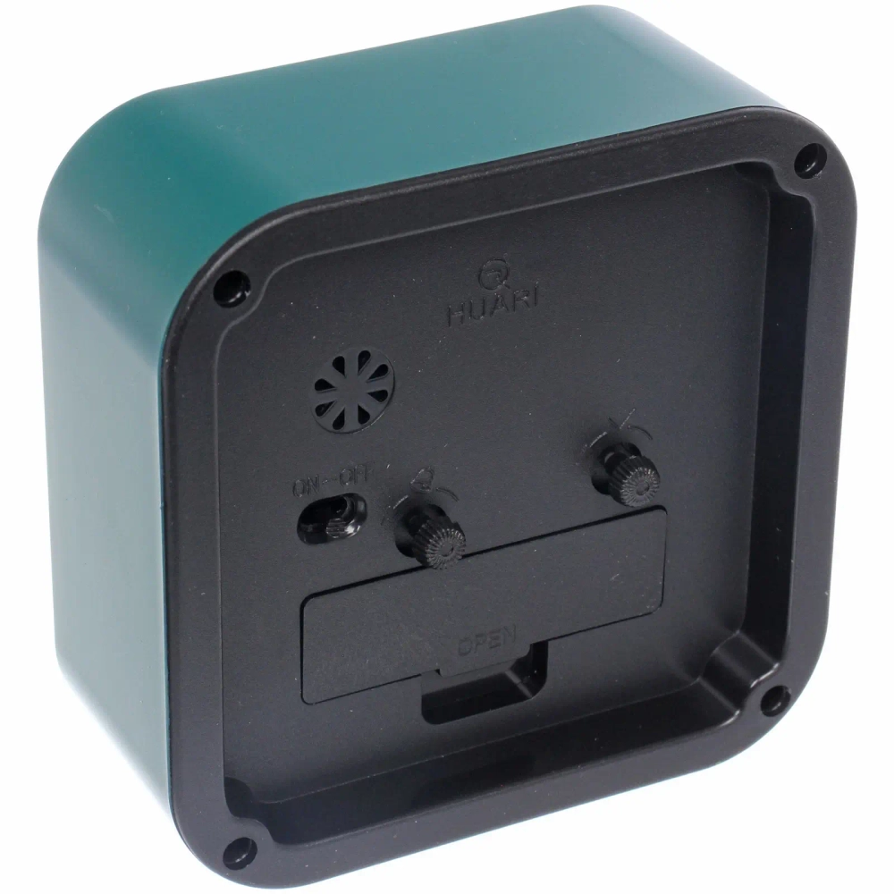 Будильник «Астон» 10*10*4,3см, микс цветов