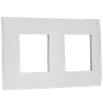 SKANDY Рамка 2-местная SK-F02W арктический белый IEK