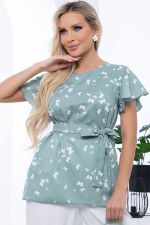 Блуза "Гайана" (мята) Б6778 LT Collection