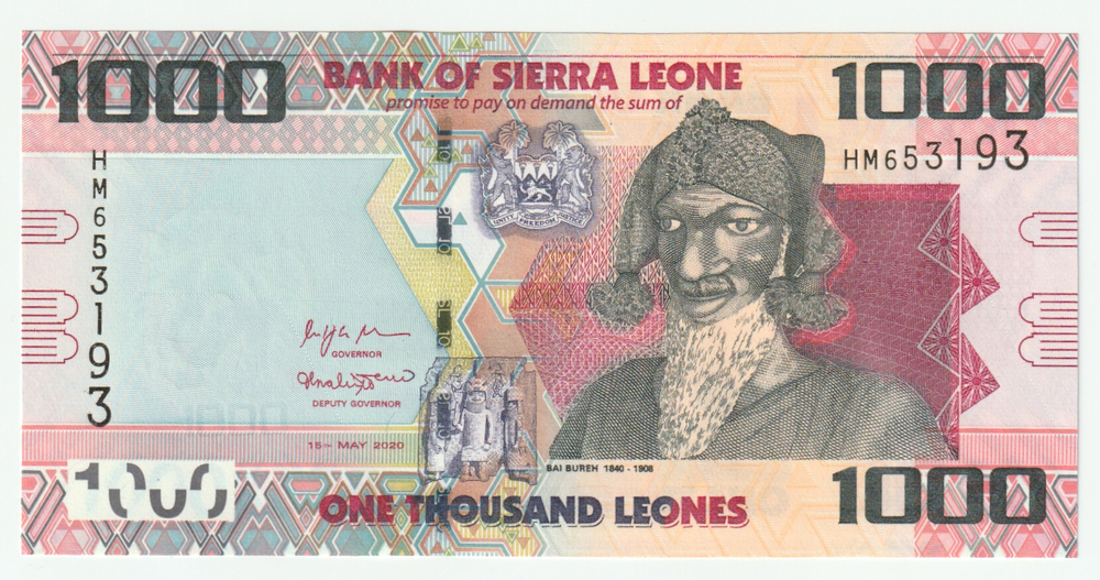 Sierra Leone, 1 000 Leones, 2020, UNC
