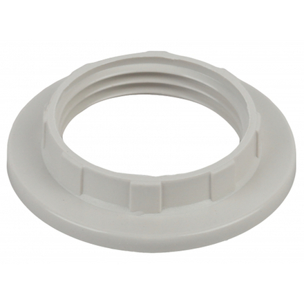 ЭРА Кольцо для патрона E14, пластик, белое