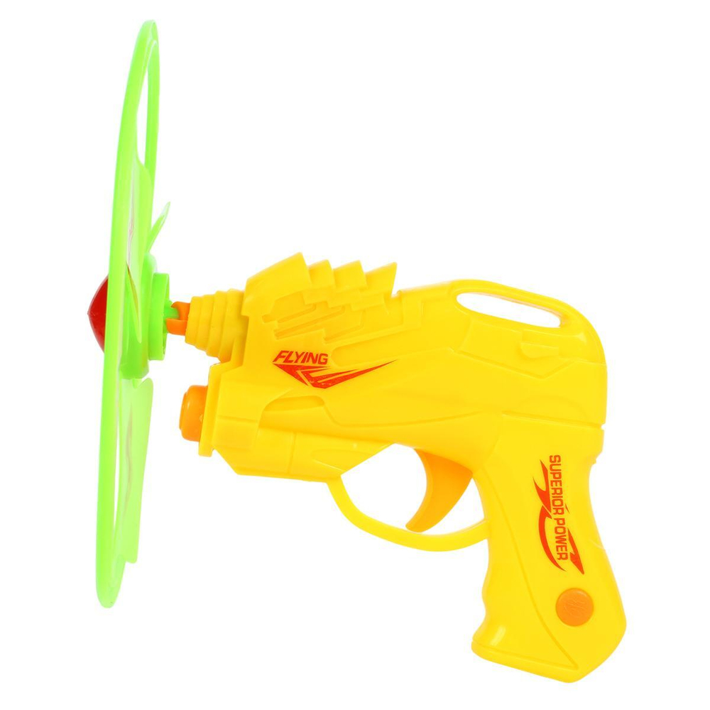 Игровой набор Запускалка пистолет со светом 1 кольцо, 3-4 цвета микс, с-40837