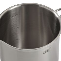 Кастрюля из нержавеющей стали Gipfel Itum 1301 16 см/3,1 л