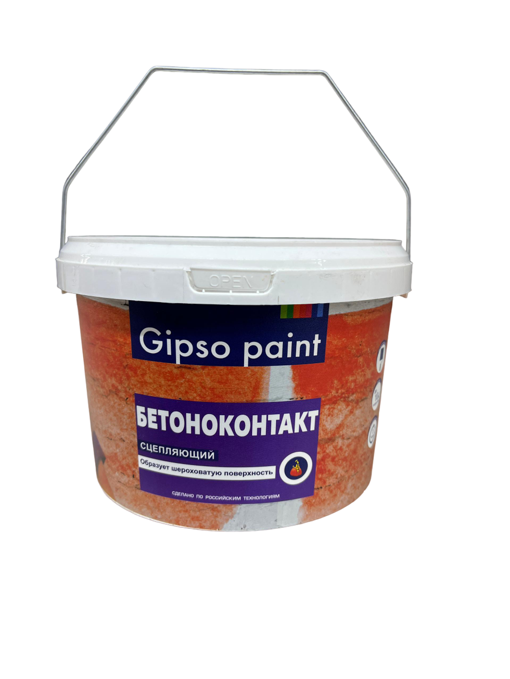 ГРУНТ-БЕТОНКОНТАКТ ГИПСО УНИВЕРСАЛЬНЫЙ РОЗОВЫЙ 3КГ