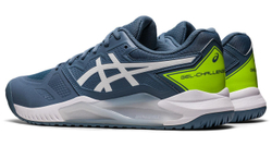 Мужские кроссовки теннисные Asics Gel-Challenger 13 - steel blue/white