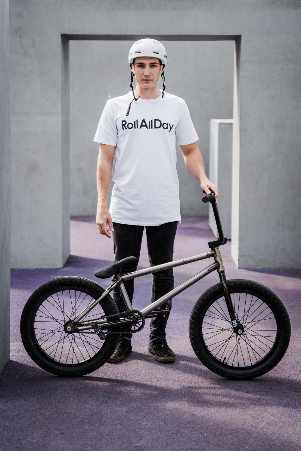 #2 Футболка RollAllDay Long Tee, белая