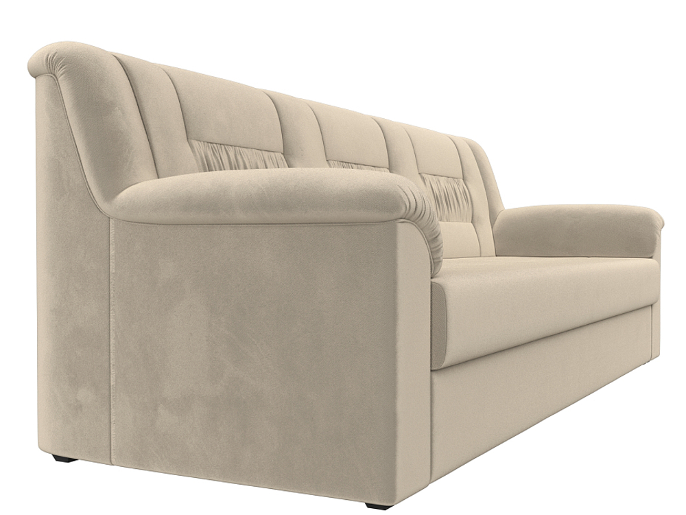 Диван прямой Карелия, Бежевый, Микровельвет, 113324
