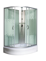 Душевая кабина МОНОМАХ 120/90/24 МЗ R 1200х900х2060 10000005814 б/крыши асимметричная